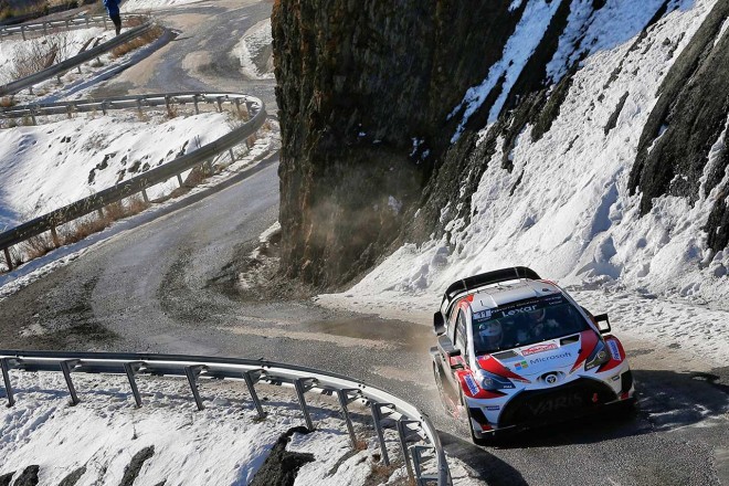 WRC第1戦モンテカルロ ユホ・ハンニネン（トヨタ・ヤリスWRC）