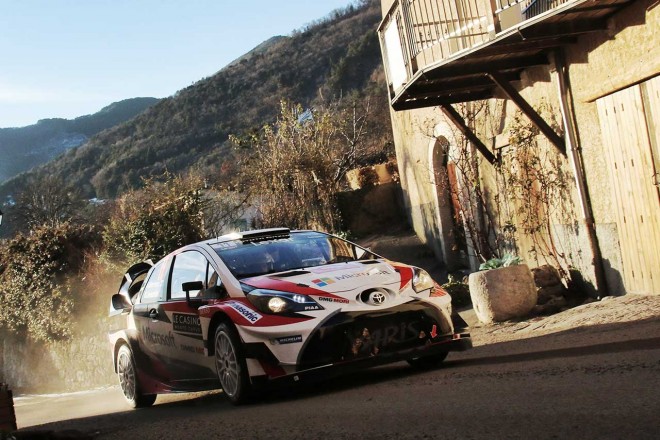 WRC第1戦モンテカルロ ユホ・ハンニネン（トヨタ・ヤリスWRC）