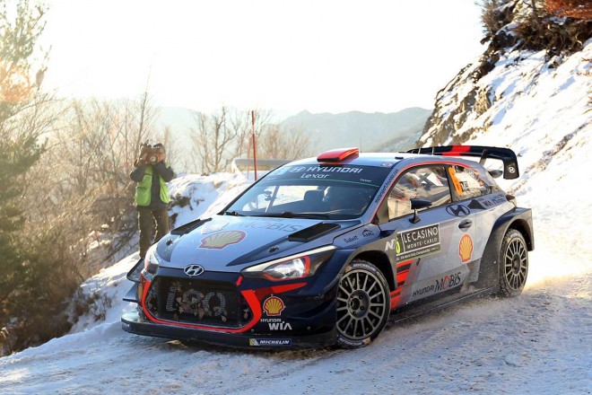 WRC第1戦モンテカルロ　ダニ・ソルド（ヒュンダイi20クーペWRC）