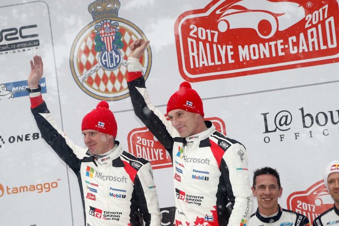 WRC第1戦モンテカルロ ヤリ-マティ・ラトバラ（トヨタ・ヤリスWRC）