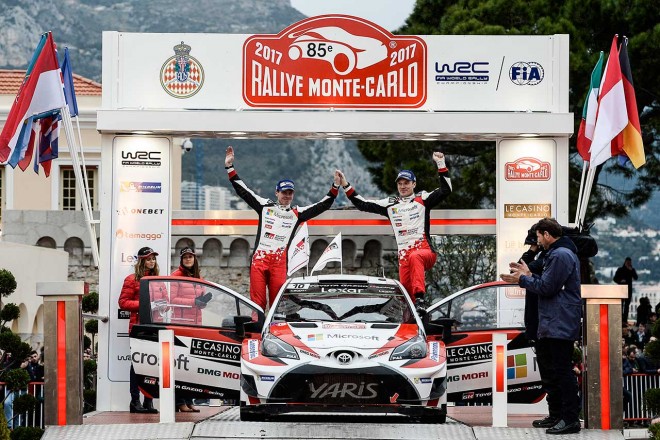 WRC第1戦モンテカルロ ヤリ-マティ・ラトバラ（トヨタ・ヤリスWRC）