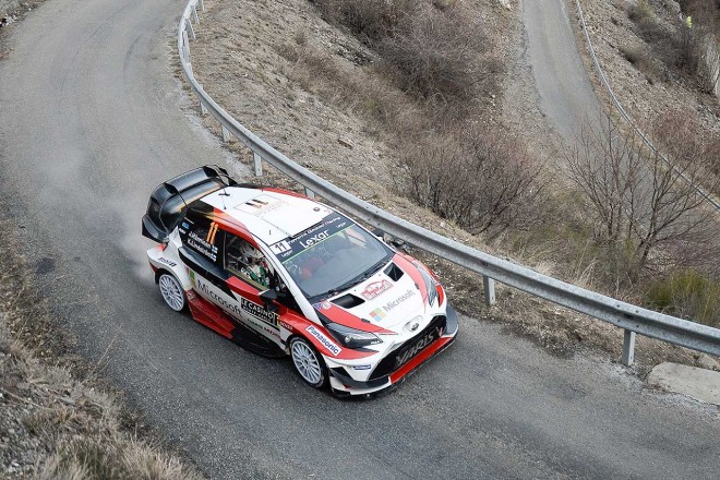 WRC第1戦モンテカルロ ユホ・ハンニネン（トヨタ・ヤリスWRC）