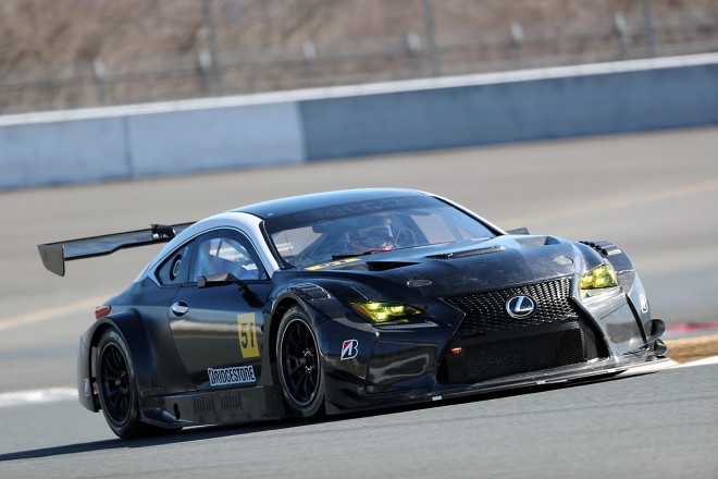 スーパーGTデビューとなる坪井も富士スピードウェイでRC Fをテストしている