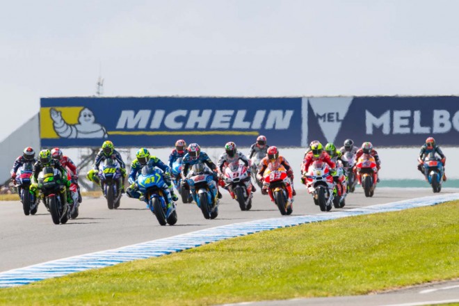 MotoGP走行シーン