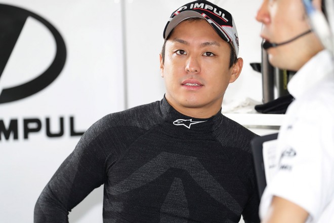 2017年、ITOCHU ENEX TEAM IMPULのエースナンバーを背負う関口雄飛