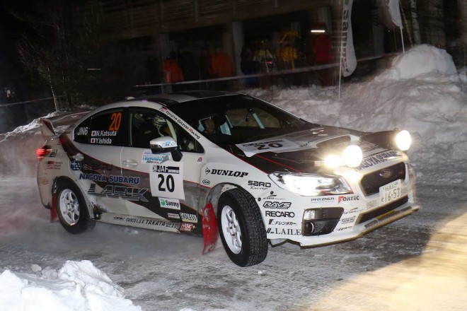 勝田範彦／石田裕一（スバルWRX STI）