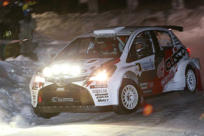 併催されたJSR開幕戦を制した炭山裕矢／保井隆宏（トヨタ・ヴィッツ4WD）