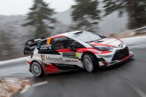 WRC第1戦モンテカルロ ヤリ-マティ・ラトバラ（トヨタ・ヤリスWRC）