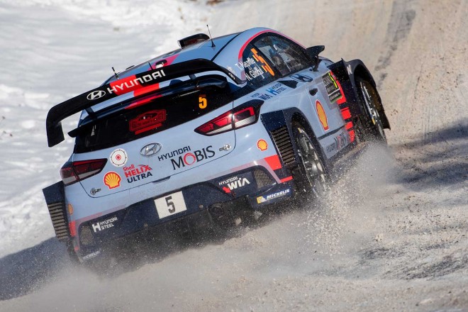 WRC第1戦モンテカルロ ティエリー・ヌービル（ヒュンダイi20クーペWRC）