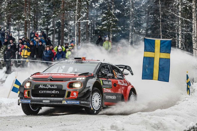 WRC第2戦スウェーデン クレイグ・ブリーン（シトロエンC3 WRC）