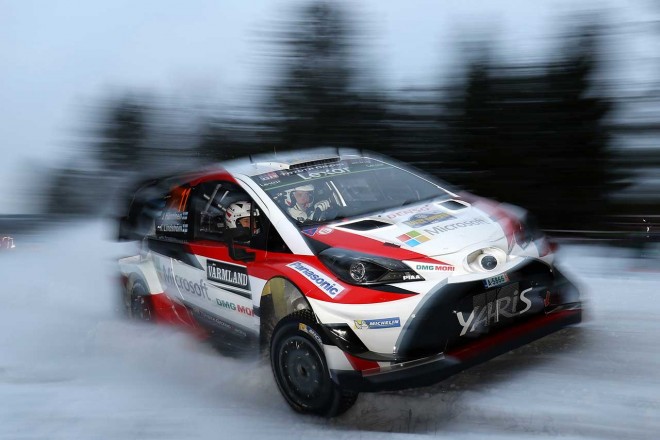 WRC第2戦スウェーデン ユホ・ハンニネン（トヨタ・ヤリスWRC）