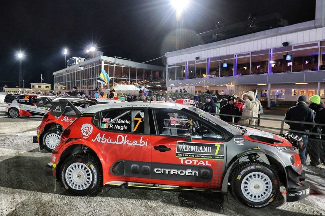 WRC第2戦スウェーデン クリス・ミーク（シトロエンC3 WRC）