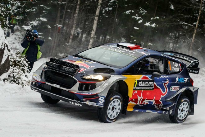 WRC第2戦スウェーデン セバスチャン・オジエ（フォード・フィエスタWRC）