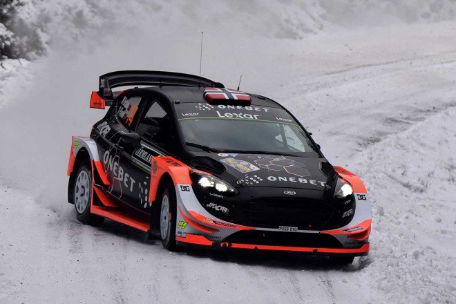 WRC第2戦スウェーデン マッズ・オストベルグ（フォード・フィエスタWRC）