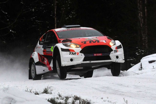 WRC第2戦スウェーデン 勝田貴元（フォード・フィエスタR5）