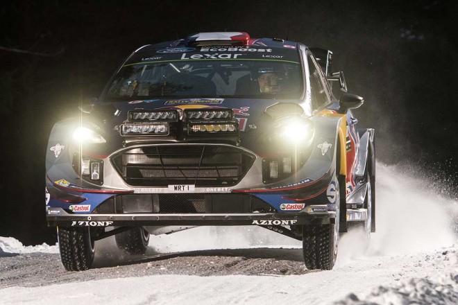 WRC第2戦スウェーデン セバスチャン・オジエ（フォード・フィエスタWRC）
