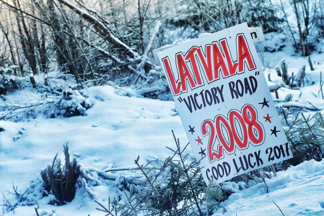 WRC第2戦スウェーデン ラトバラサポーターのコメントボード