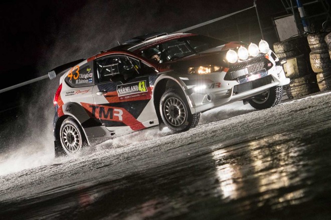 WRC第2戦スウェーデン 勝田貴元（フォード・フィエスタR5）