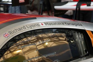 展示されたマシンには、すでに柳田の名前が刻まれていた