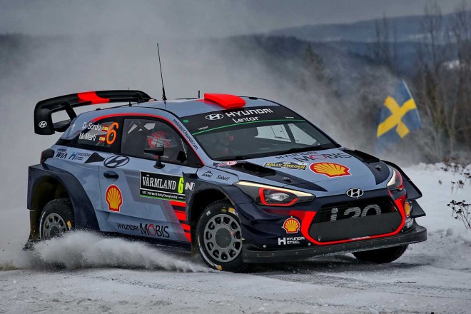 WRC第2戦スウェーデン ダニ・ソルド（ヒュンダイi20クーペWRC）