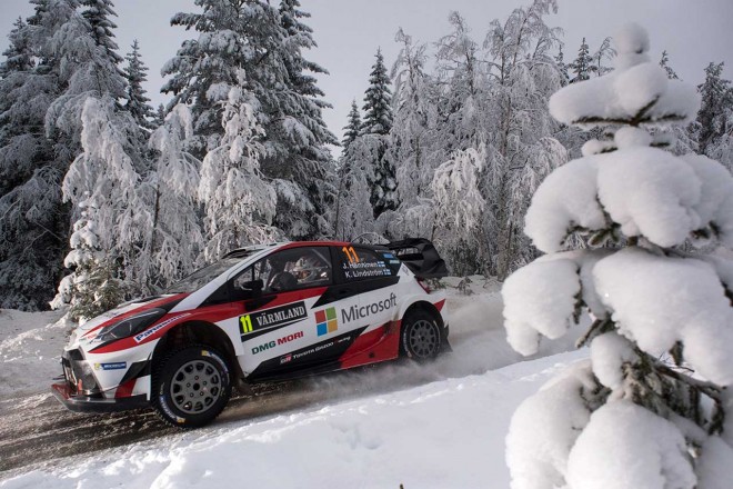 WRC第2戦スウェーデン ユホ・ハンニネン（トヨタ・ヤリスWRC）