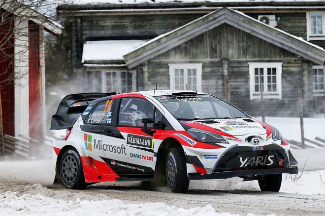 WRC第2戦スウェーデン ユホ・ハンニネン（トヨタ・ヤリスWRC）