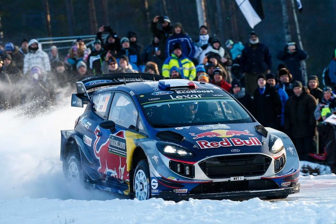 WRC第2戦スウェーデン セバスチャン・オジエ（フォード・フィエスタWRC）