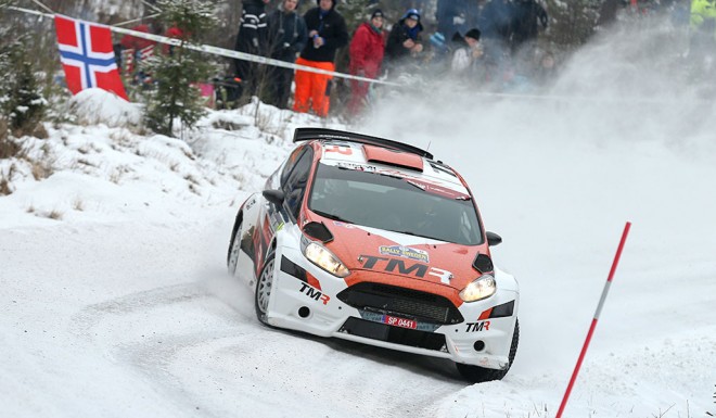 WRC第2戦スウェーデン 新井大輝（フォード・フィエスタR5）