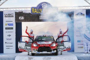 WRC第2戦スウェーデン ステファン・ルフェーブル(シトロエンDS3 WRC)