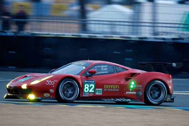 昨年、クラス2位を獲得したリシ・コンペティツィオーネのフェラーリ488 GTE