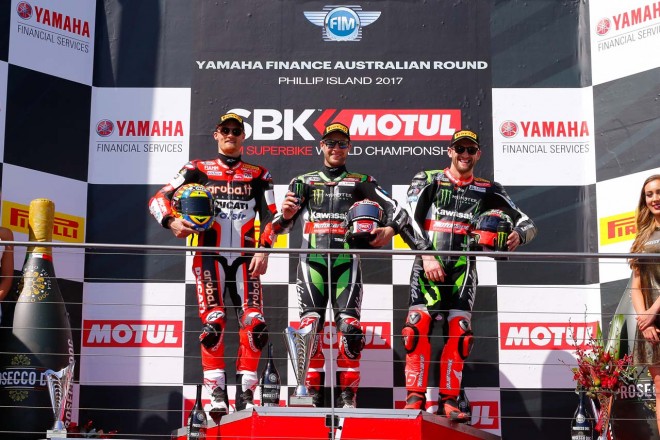 レース1を制したジョナサン・レイ（カワサキ）