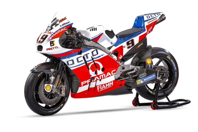 プラマック・レーシングカラーのドゥカティ・デスモセディチGP