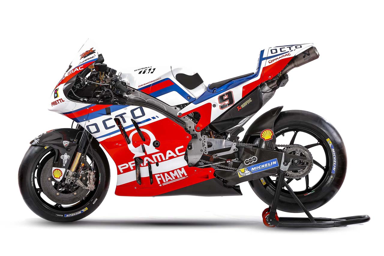 プラマック・レーシングカラーのドゥカティ・デスモセディチGP
