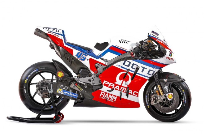 プラマック・レーシングカラーのドゥカティ・デスモセディチGP