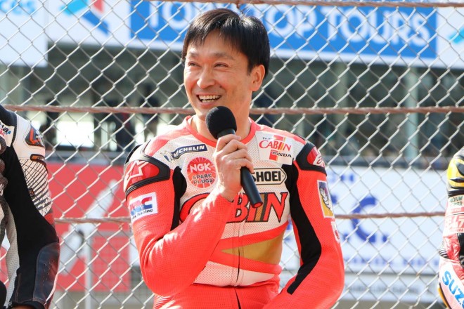 2017年の鈴鹿ファン感謝デーに登場した宇川徹