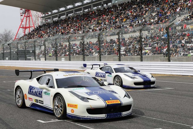アレジ親子の対決にはフェラーリ458チャレンジが使用された
