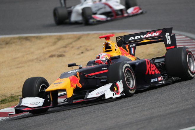 ガスリーはジュール・ビアンキと親友だったといい、走行前には献花も行った