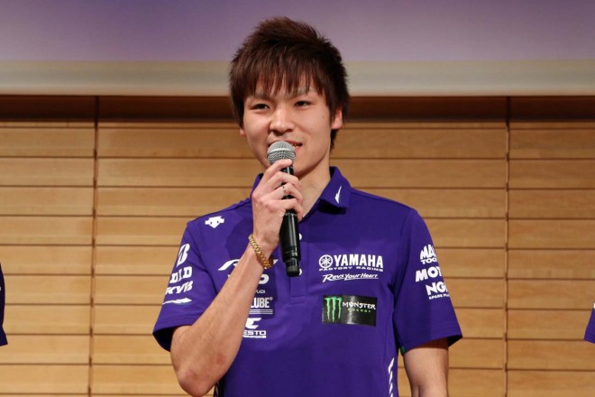 ヤマハの活動発表会で意気込みを語る野左根航汰