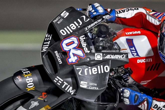 ドゥカティの新型カウル