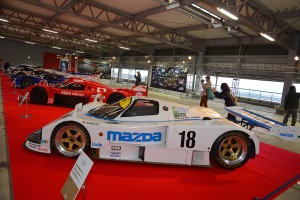 『レーシングカーコレクション』に展示されたマツダ787B