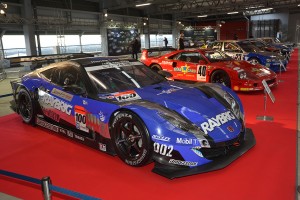 『レーシングカーコレクション』に展示されたRAYBRIG HSV-010