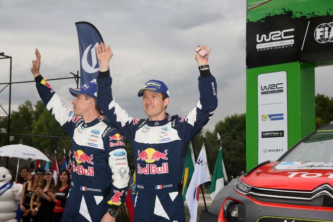 WRC第3戦メキシコ セバスチャン・オジエ（フォード・フィエスタWRC）