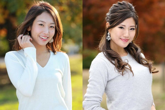 『TOKYO AUTO SALON AQUA Rally Team』のドライバー／コドライバーを務める高家望愛さん（左）と黒須さおりさん（右）