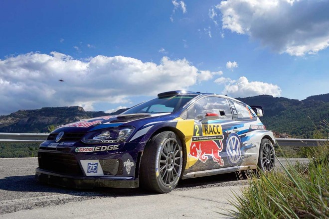 チームがラリークロス用マシンのベースにしたポロR WRC