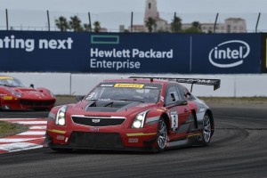 GT3車両であるキャデラックATS-V.R.はジョニー・オコネルが2位表彰台を獲得