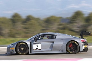 ポールリカールで行われた合同テストに参加した3号車アウディR8 LMS