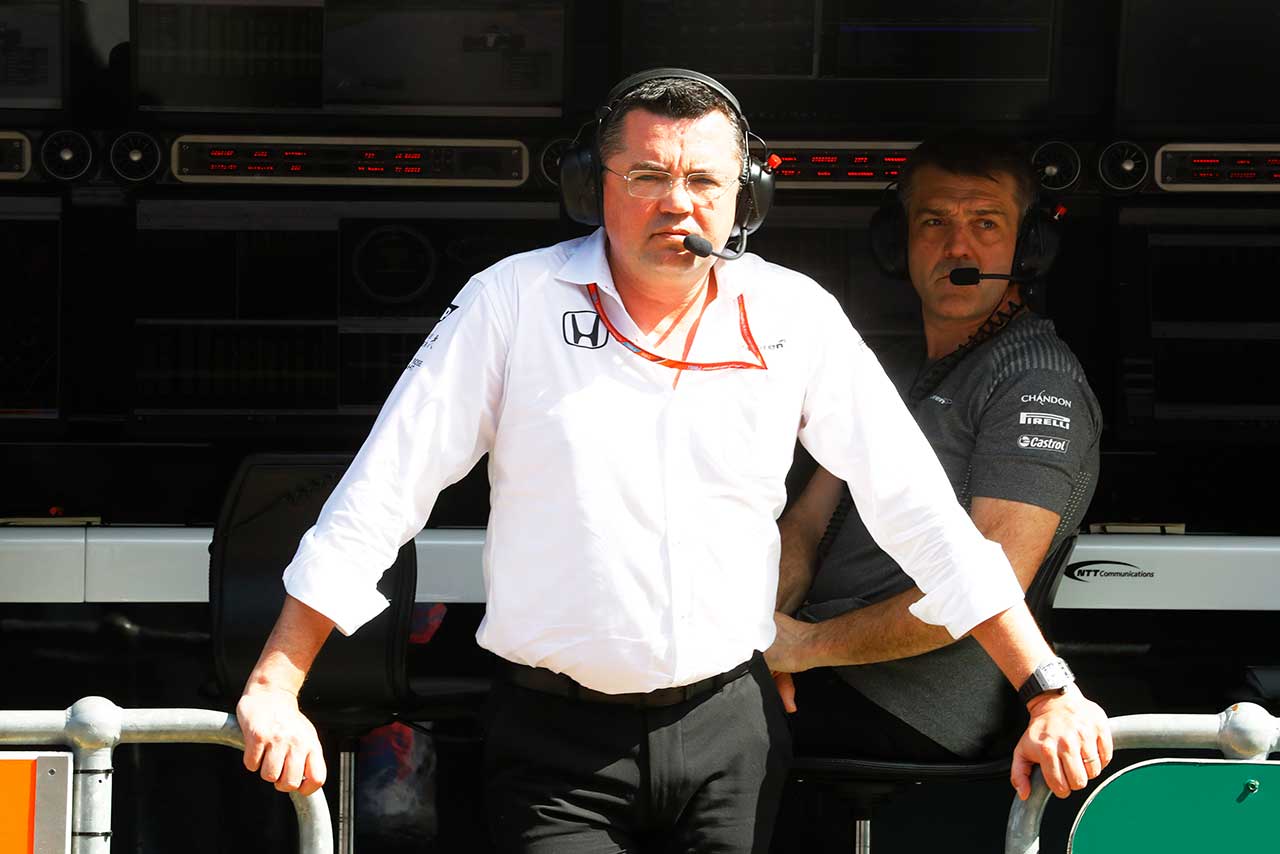 マクラーレンのエリック・ブーリエ