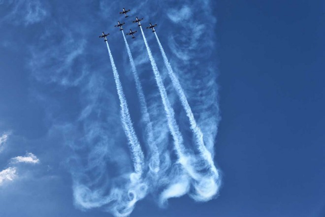 オーストラリア空軍による航空ショー
