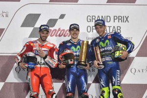 2017MotoGP開幕戦カタールGP表彰式