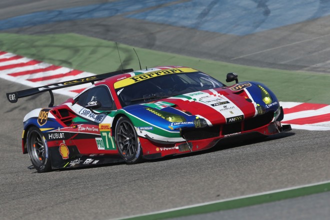カステラッチとフローアは2016年WECルーキーテストでAFコルセの71号車フェラーリをドライブしている